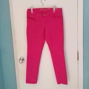 Seven brand hot pink jeans